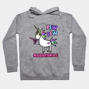 Pew Pew! Cool Unicorn Hoodie